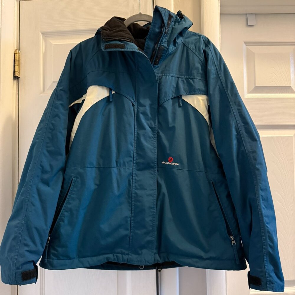 Rossignol ski jacket (teal, large)